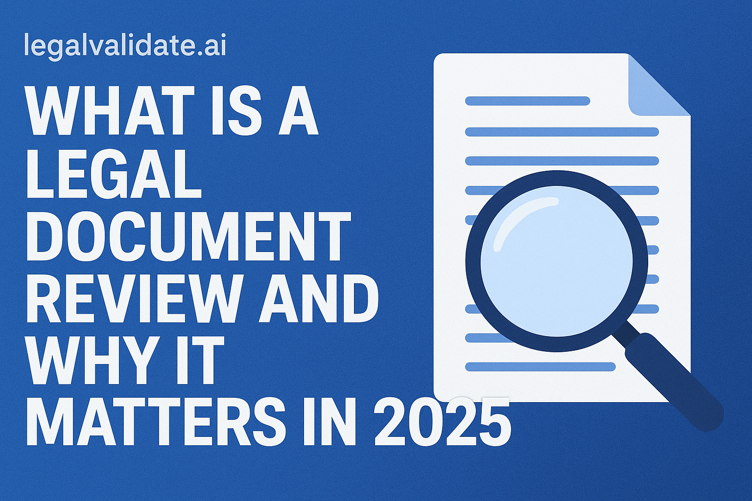 What Is a Legal Document Review and Why It Matters in 2025  